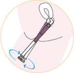 ③細胞を採取してください。