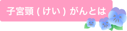 子宮頸(けい) がんとは